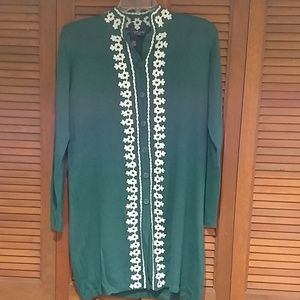 Susan graver long cardigan